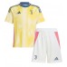 Camisa de Futebol Juventus Andrea Cambiaso #27 Equipamento Secundário Infantil 2024-25 Manga Curta (+ Calças curtas)